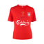 Front view of the Liverpool 2005 Champions League football shirt signed by Steven Gerrard.
