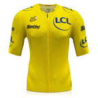 Tadej Pogačar gesigneerde Tour de France gele leiderstrui met handtekening