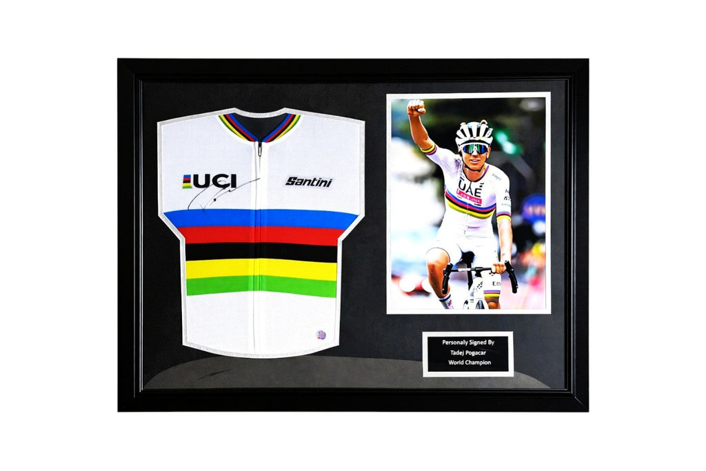 Wielrenshirt inlijsten in deluxe frame – Sport Memorabilia Netherlands