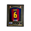 Luxe ingelijst gesigneerd FC Barcelona shirt van Xavi Hernández met nummer 6.
